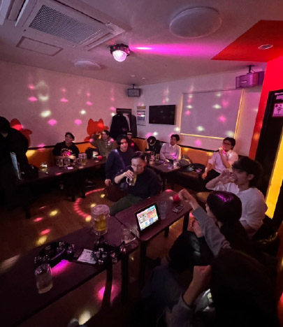 社内イベント2次会の様子